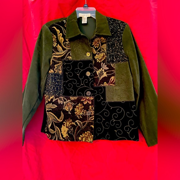 Vintage forest green jacket/blazer - Picture 1 of 3